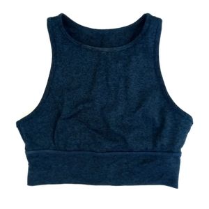 JoyLab High Neck Sports Bra Blue S